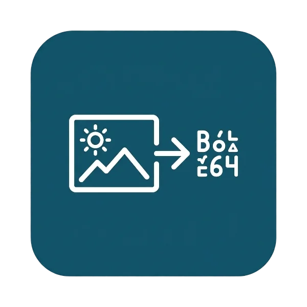 Screenshot of the image to base64 tool on ToolFlexy