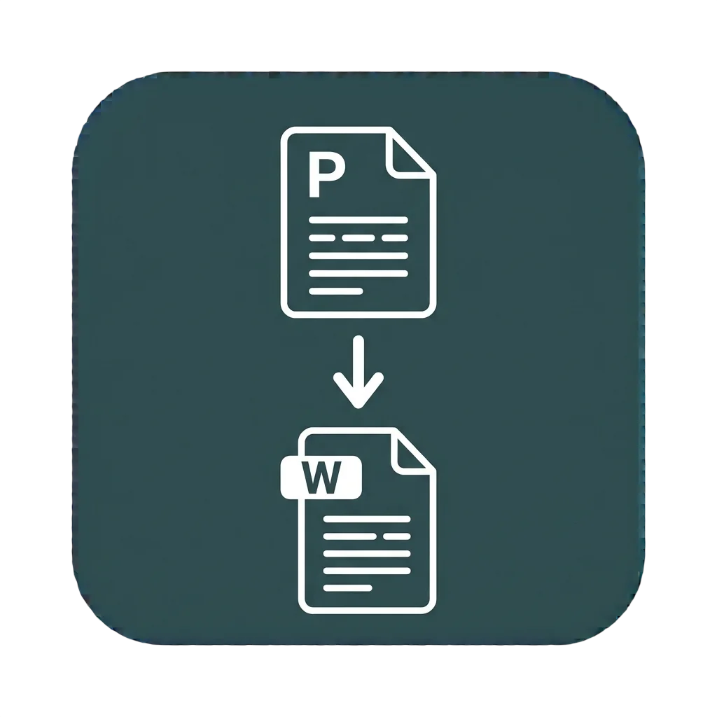 Screenshot of the pdf to word tool on ToolFlexy