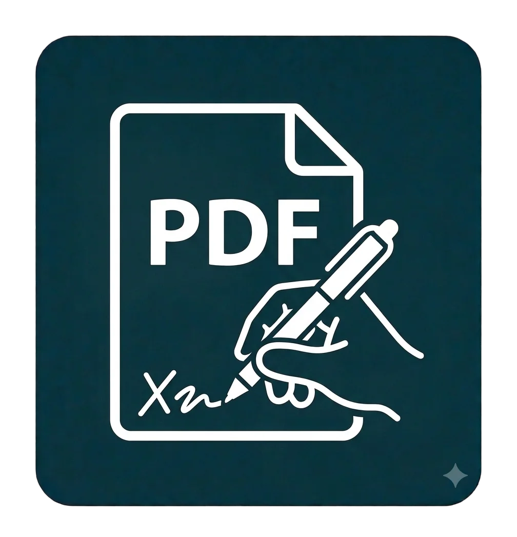 Screenshot of the sign pdf tool on ToolFlexy