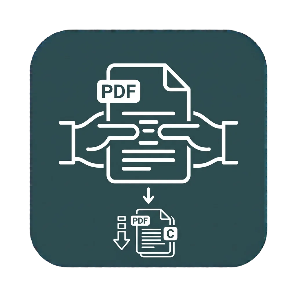 Screenshot of the pdf compressor tool on ToolFlexy