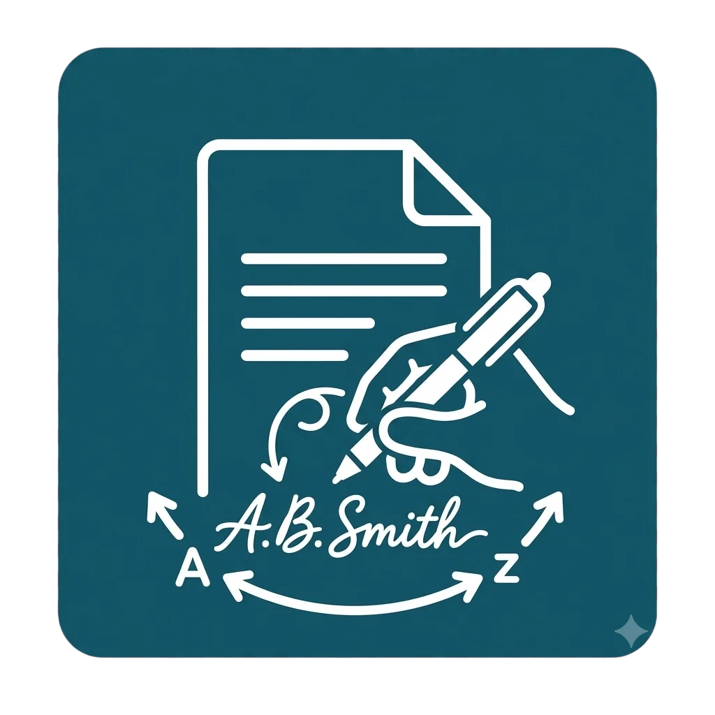 Screenshot of the signature generator tool on ToolFlexy