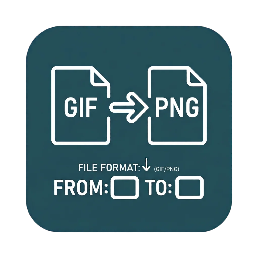 Convert GIF to PNG