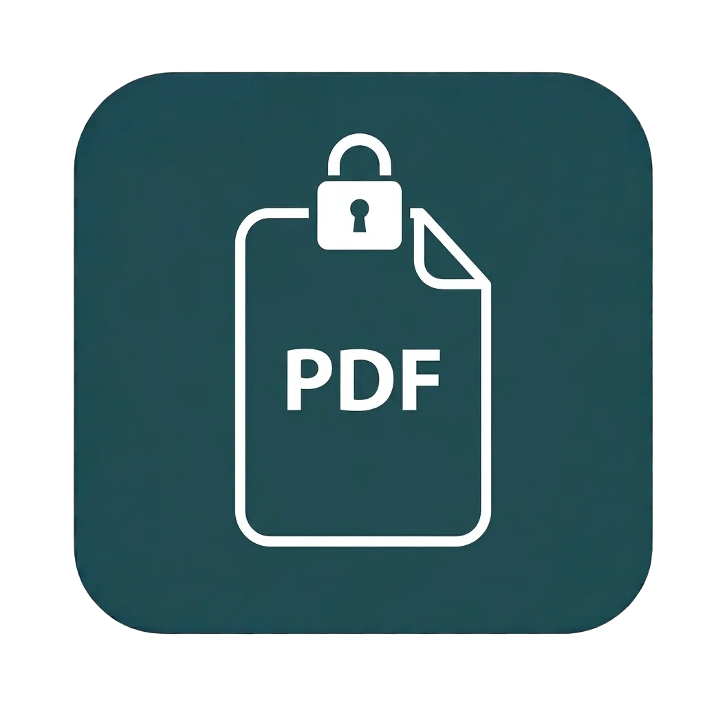 Screenshot of the protect pdf tool on ToolFlexy