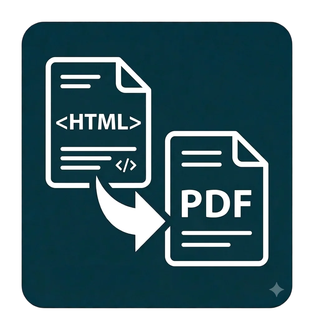 Screenshot of the html to pdf tool on ToolFlexy