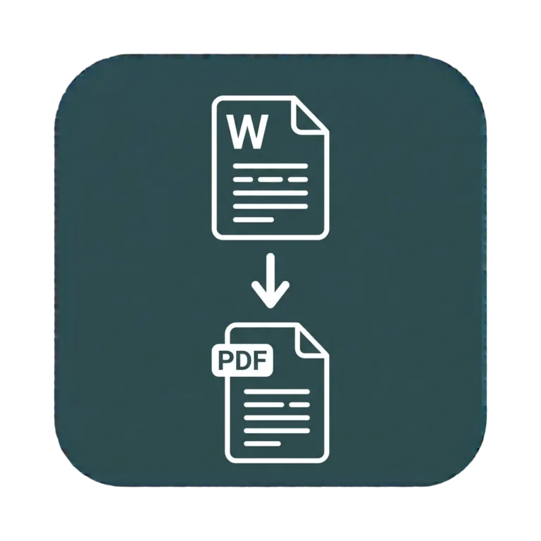 Word to PDF