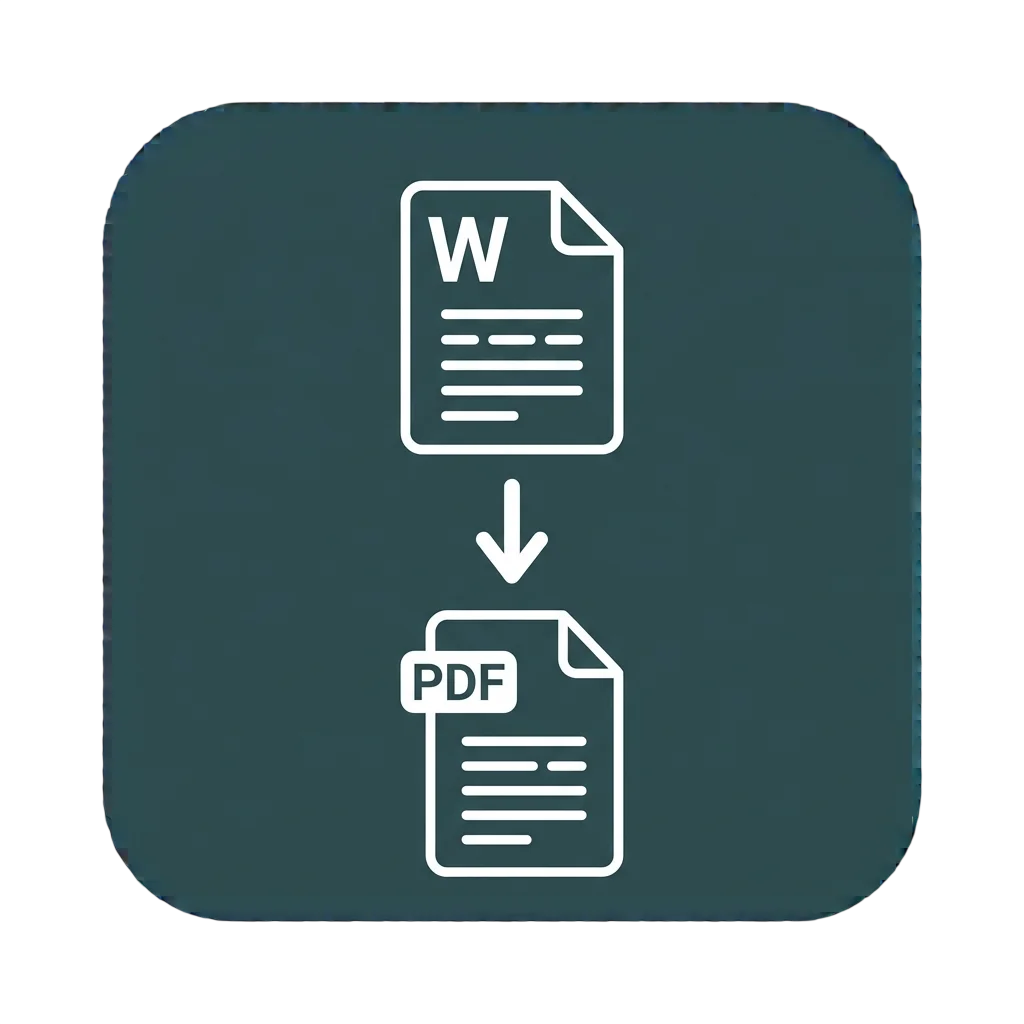 Screenshot of the word to pdf tool on ToolFlexy