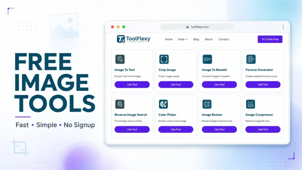 Free Image Format Converter tools available online on ToolFlexy