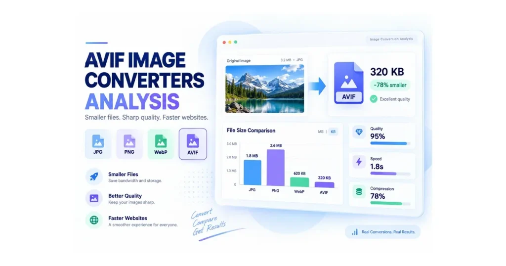 AVIF photos won't open - convert to JPG PNG or WebP free