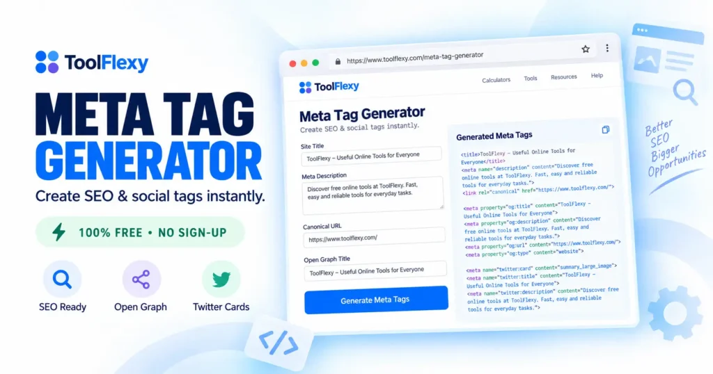 meta tag generator