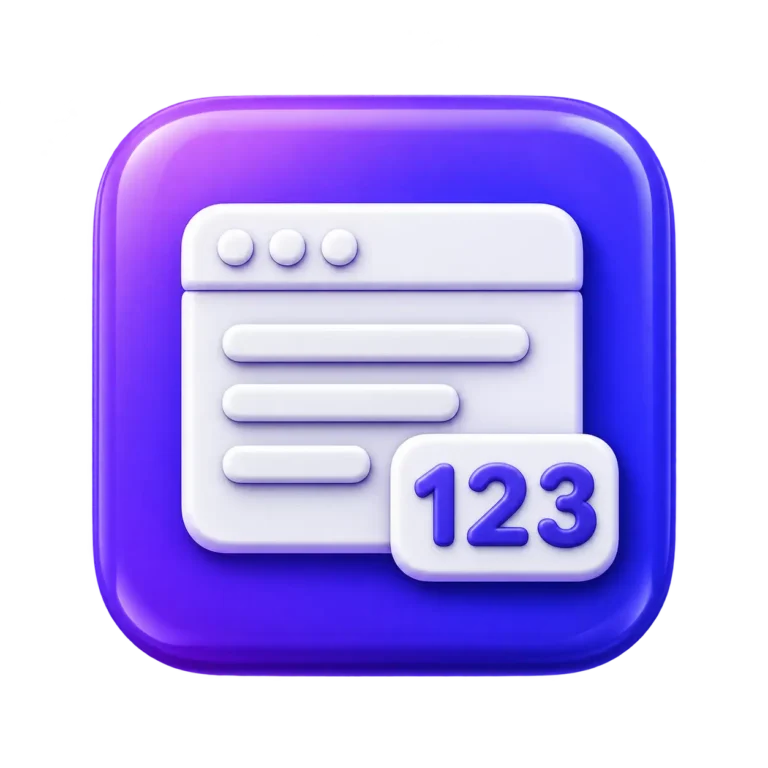 Website Word Counter